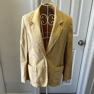 Vintage Corduroy Blazer in Beige